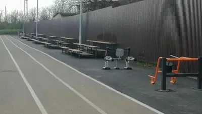 В посёлке Ставропольском завершили благоустройство стадиона