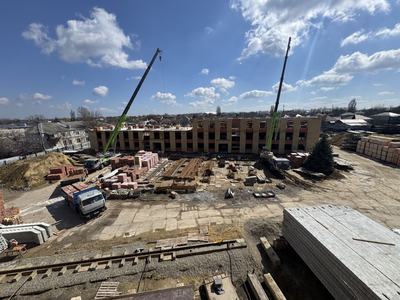 Ход строительства ЖК «по ул. Ленина, 21» апрель 2026