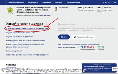 Имена злостных неплательщиков алиментов в открытом доступе
