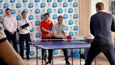 В Ставрополе прошёл первый межведомственный турнир по настольному теннису
