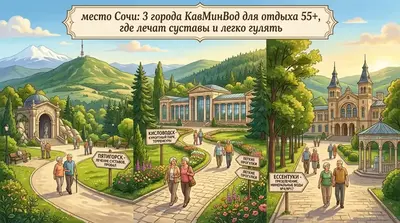 КМВ вместо Сочи в 2026: комфортный отдых 55+ и здоровье