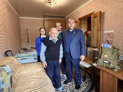 В Железноводске поздравили последнего в городе ветерана ВОВ