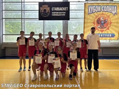 Сборная Михайловска заняла 1 место на первенстве края по баскетболу