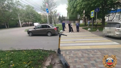 16-летняя ставропольчанка на самокате попала под колёса автомобиля