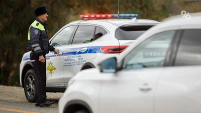 Пьяного автомобилиста из соседней республики остановили в Курском округе