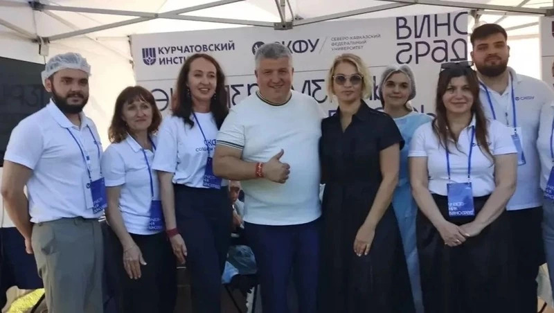 Делегация ставропольского вуза провела мастер-классы на фестивале «Виноград»