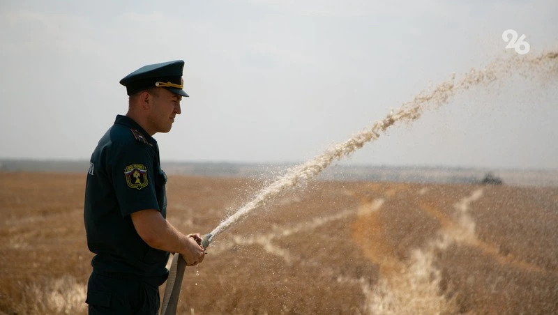 В ПАСС Ставрополья назвали июнь нетипичным месяцем по числу ландшафтных пожаров