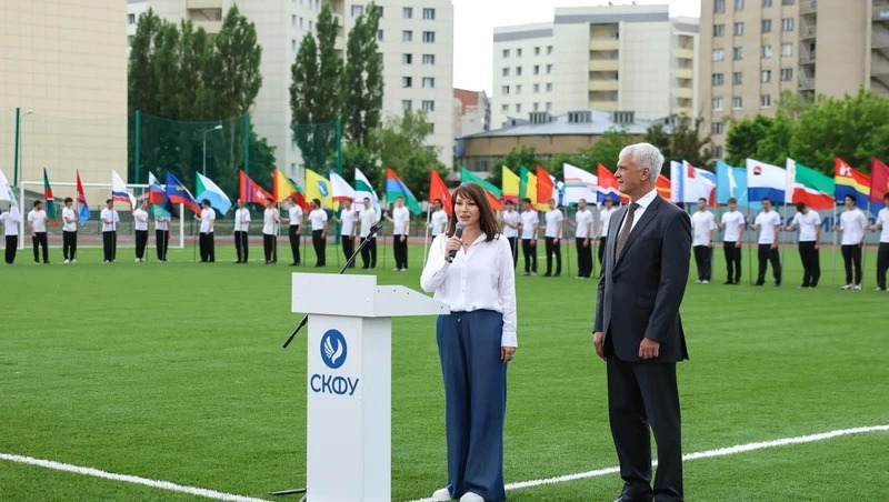 Стадион «Буревестник» на 300 человек открыли в ставропольском вузе
