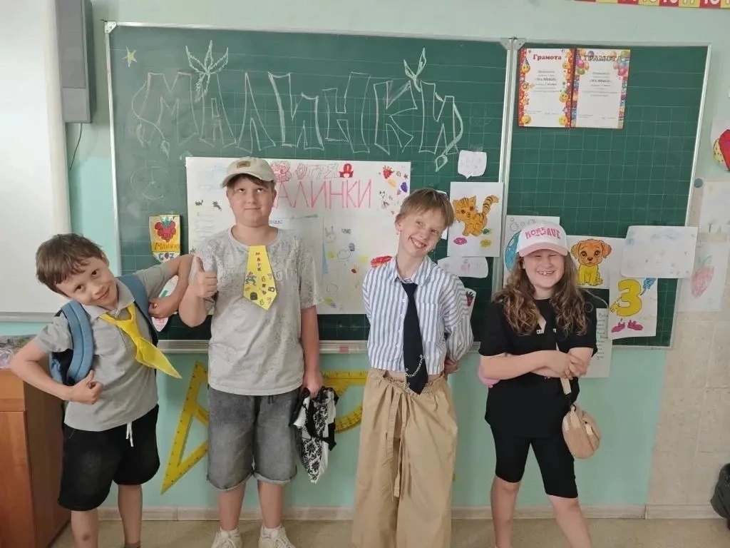 День галстуков в лагере «Гармония»!