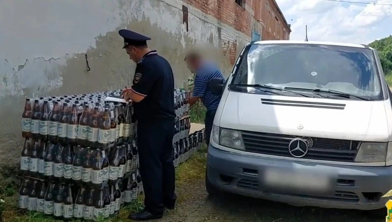 1,5 тонны пива незаконно пытался провезти ставрополец через пост «Успенский»