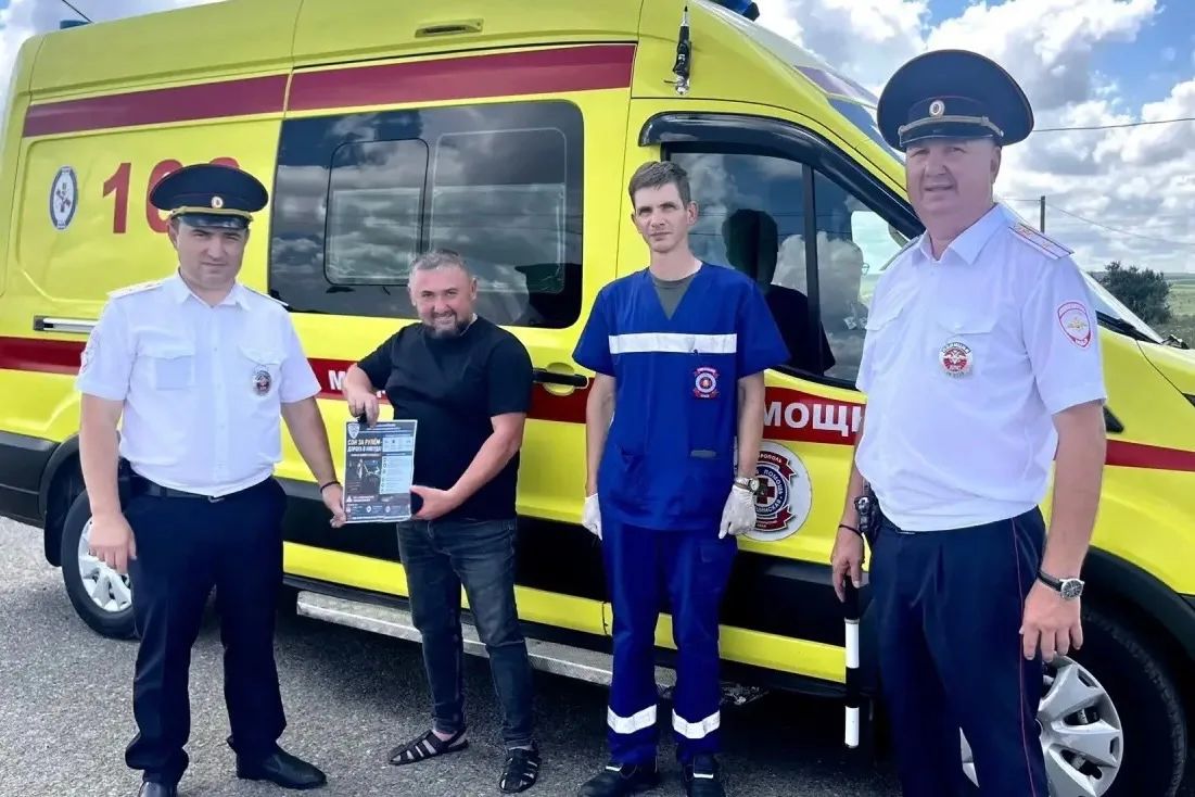 Акция «Сон за рулем» в Шпаковском районе: ГИБДД и медики помогли водителям