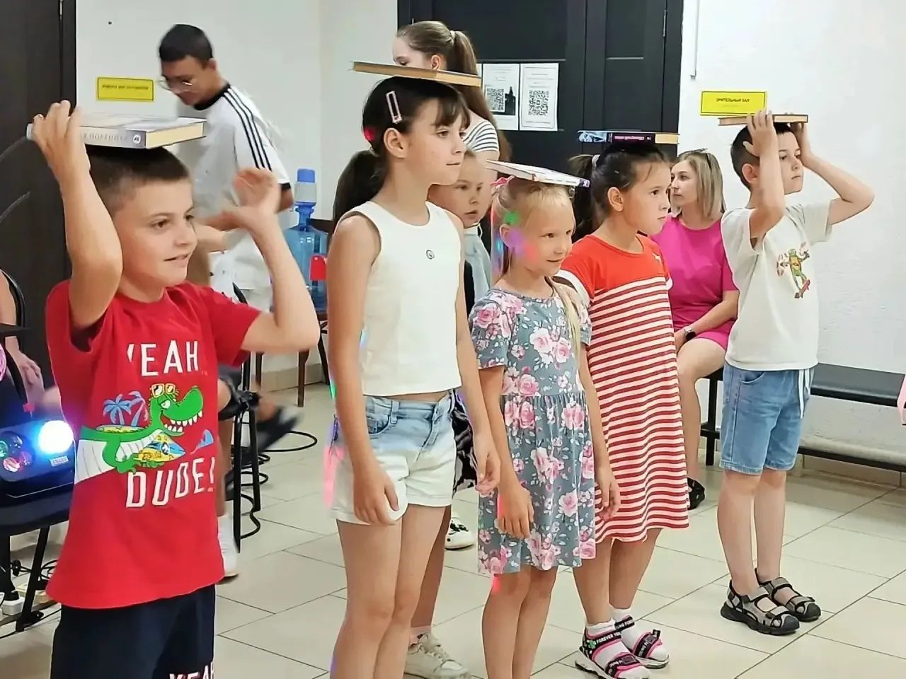 Новомарьевская: летний лагерь устроил спортивный праздник в КДЦ