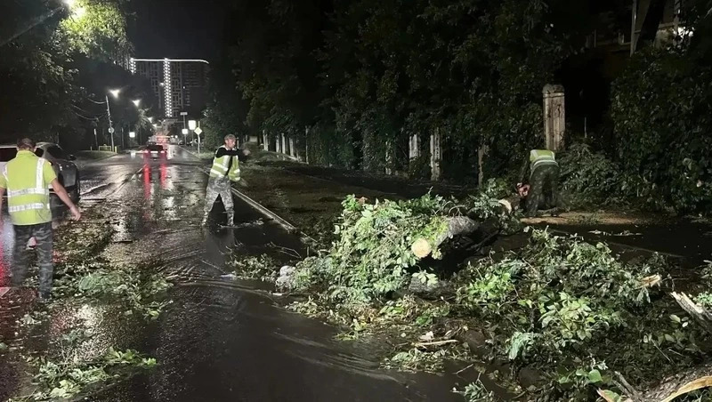 Непогода в Ростовской области задерживает отправление поезда из Кисловодска
