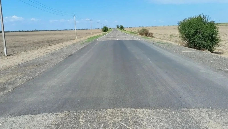 Участок дороги, повреждённый в июне селем, восстановили в Курском округе