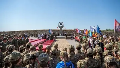 В Волгоградской области захоронили останки красноармейца-ставропольца Аникеева