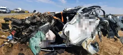 Водитель погиб в «Ладе», смятой в ДТП со встречным грузовиком на Ставрополье