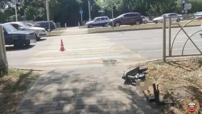 Пожилая водитель иномарки сбила подростка на самокате в Ставрополе