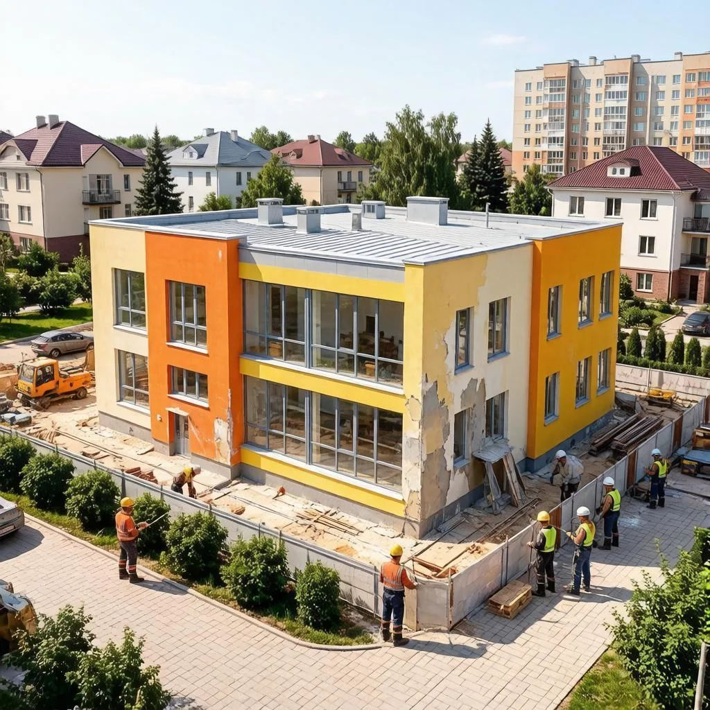Новый детский сад в Михайловске: строят для 300 детей
