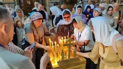 За погибших героев СВО помолились в кисловодском храме