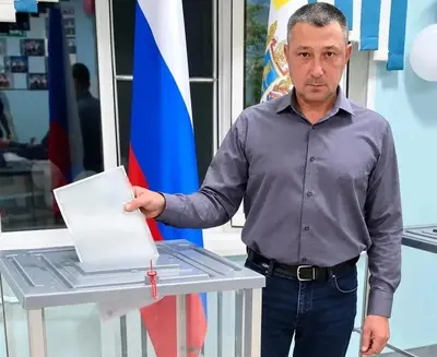 Егерь-ветеран СВО отдал свой голос в Апанасенковском округе