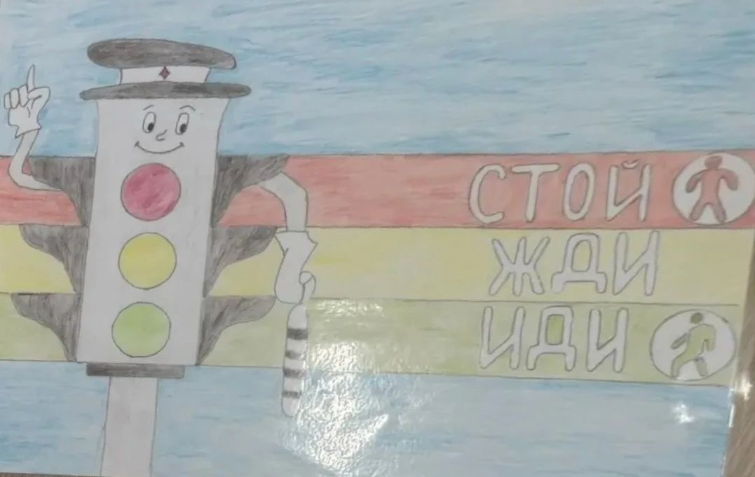В МБОУ СОШ №25 завершился конкурс рисунков по ПДД «Дорога без опасностей»
