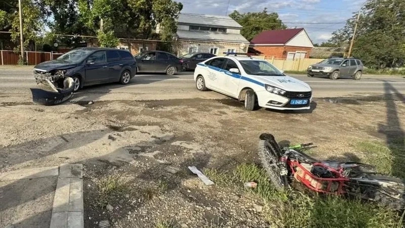 Мотоциклист получил травмы в ДТП с иномаркой в Новоалександровске