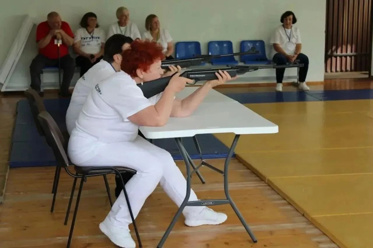 В Грачёвке прошла спартакиада «серебряных» спортсменов
