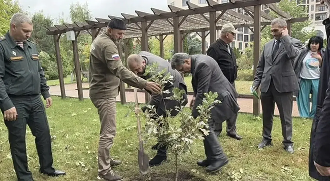 В Кисловодске высадили дуб в память о героях Битвы за Кавказ