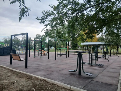 В посёлке Балтийском Курского округа обустроили новую спортивную площадку