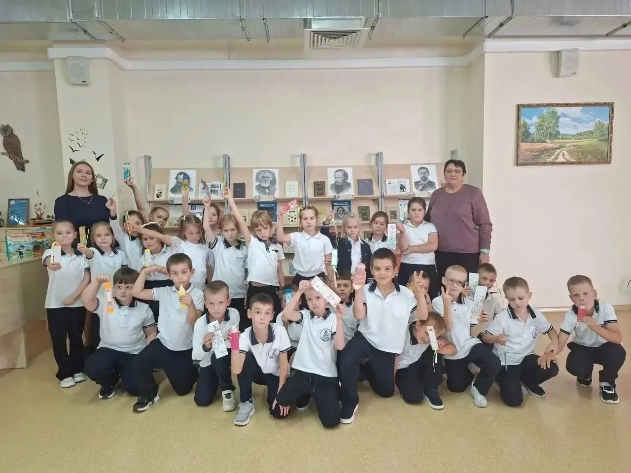 В Михайловске первоклассников познакомили с библиотекой «Читалию»