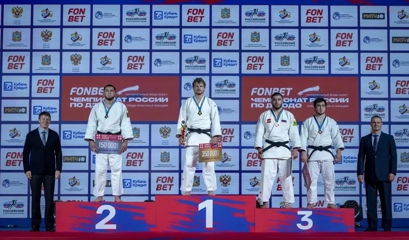Ставрополец Роман Резников стал чемпионом России по дзюдо в своей категории
