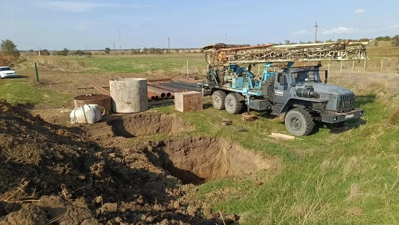 Скважину глубиной 312 м обновляют в Красногвардейском округе