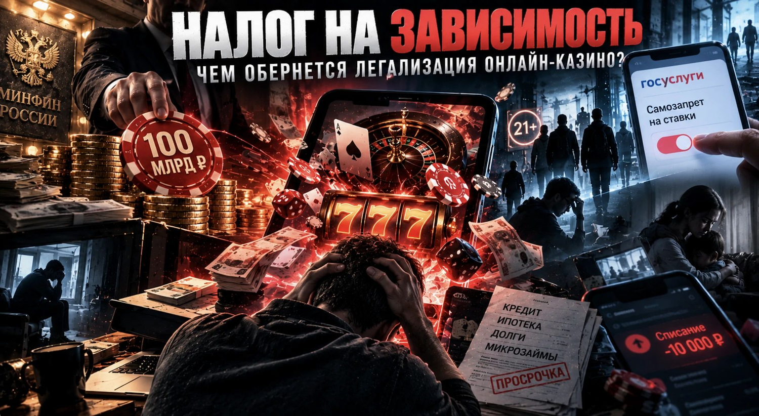 Легализация онлайн-казино налог и риск лудомании