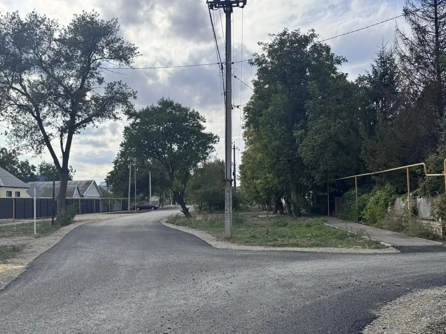 В Труновском округе завершили ремонт переулка Советского в Донском