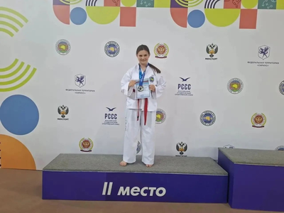 Алина Верещагина из Михайловска взяла 2 место в Сочи (Сириус)
