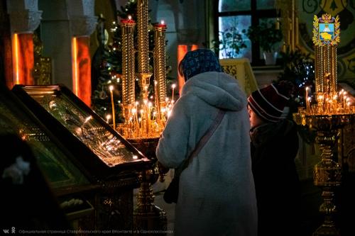 Рождественский сочельник в соборе святого равноапостольного князя Влад