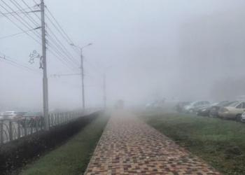 Прогулка по холодному, туманному Ставрополю