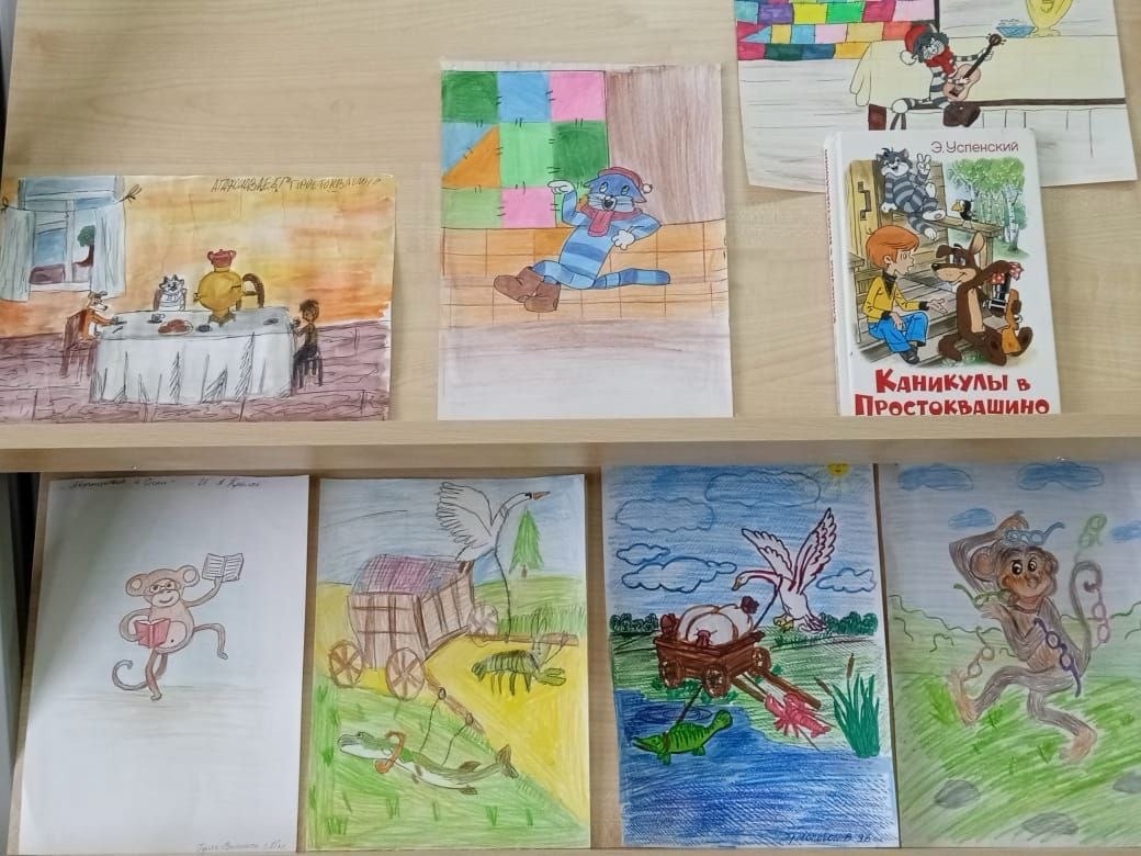 МБОУ СОШ 23 Михайловск, жилой район Гармония - В школьной библиотеке открылась выставка рисунков